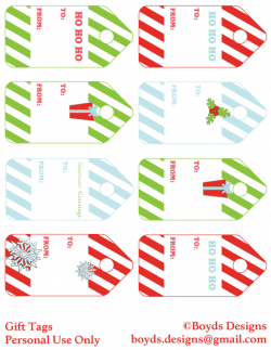 christmas gift tag clipart - HubPicture