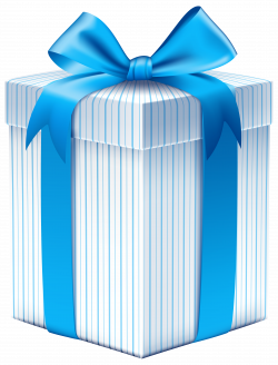 Gift Box with Blue Bow PNG Clipart Image | Gallery Yopriceville ...