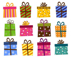 Clipart tiny christmas gifts - Clip Art Library