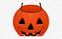 Bucket Clipart Pumpkin - Jack-o'-lantern - Png Download ...