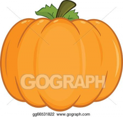 EPS Illustration - Pumpkin cartoon illustration. Vector ...