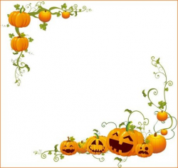 Free Halloween Pumpkin Corner Frames Clipart and Vector ...