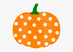 Polka Dot Pumpkin Clipart - Cute Pumpkin Clip Art #157804 ...