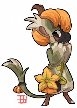 794 Floral BB - Pumpkin Flower - Auction CLOSED by griffsnuff on ...