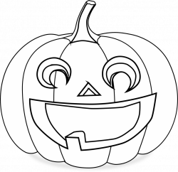 Scary Pumpkin Coloring Page Jack O Lantern Click The Pages For Kids ...