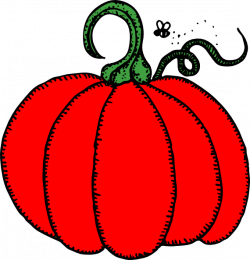 Red Pumpkin Clip Art at Clker.com - vector clip art online, royalty ...