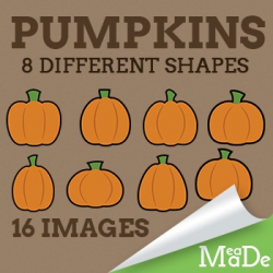 Pumpkin Clipart - Simple Graphics