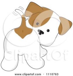 Cute Cartoon Dogs Clip Art | Clipart Cute Puppy Looking Back And ...