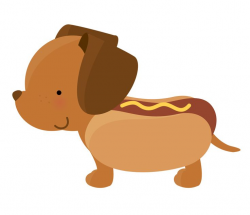 Hot dog puppy adorable cute puppys hot dogs clip art ...