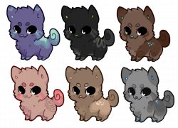 Chibi Dog Adoptables 4- OPEN by Iexie on DeviantArt