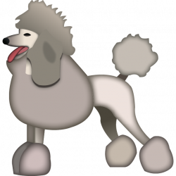 Download Poodle Dog Emoji | Emoji Island