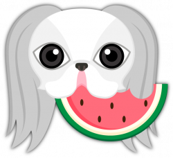Japanese Chin Emoji Stickers Are you a Japanese Chin puppy lover ...