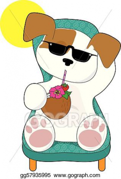 EPS Vector - Cute puppy holiday. Stock Clipart Illustration ...