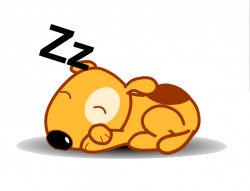 Dog Puppy Animation Cartoon - Sleeping puppy 1024*785 transprent Png ...