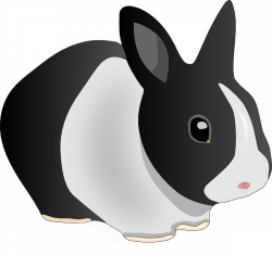Friendly Rabbit Clip Art at Clker.com - vector clip art online ...