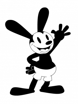 Oswald the Lucky Rabbit (Black and White) by stephen718 on DeviantArt