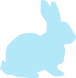 Blue Rabbit Clip Art at Clker.com - vector clip art online ...