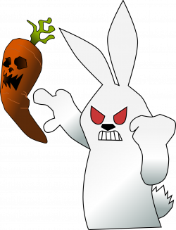 Bunny angry mad carrot rabbit free image