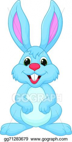 Vector Stock - Cute rabbit cartoon . Stock Clip Art ...