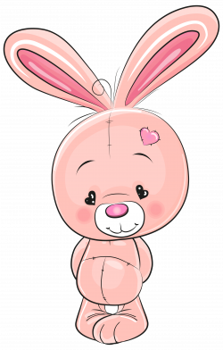 Rabbit Cartoon Drawing - Cute Pink Bunny PNG Clip Art Image 4057 ...
