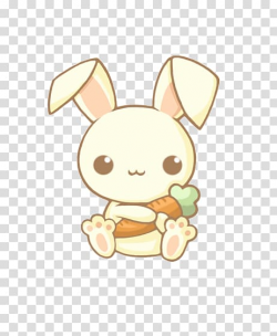 Bunny holding carrot illustration, Easter Bunny Rabbit ...