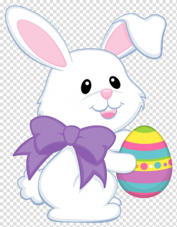 Easter Bunny Rabbit Easter egg , Cute Easter transparent ...