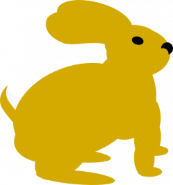 Yellow Rabbit Clip Art at Clker.com - vector clip art online ...