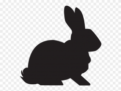 Cruelty Free - Rabbit Silhouette Png Clipart (#748690 ...