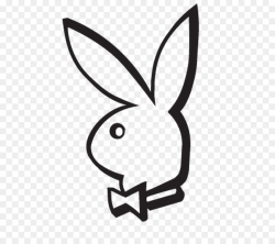 Playboy Logo clipart - Drawing, Rabbit, White, transparent ...