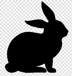 Hare Easter Bunny Rabbit Silhouette Drawing, rabbit ...