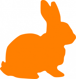 Orange Rabbit Clip Art at Clker.com - vector clip art online ...