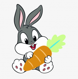 Clipart Rabbit Pair - Baby Looney Tunes Bugs Bunny - 648x800 ...
