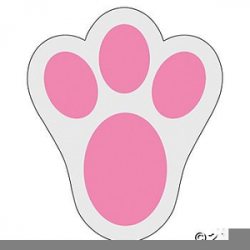 Rabbit Paw Prints Clipart | Free Images at Clker.com ...