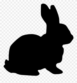 Clip Black And White Stock Coyote Clipart Shadow - Rabbit ...
