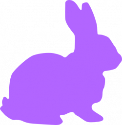 Purple Rabbit Clip Art at Clker.com - vector clip art online ...