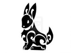 Tribal bunny - Bing Images | tattoos | Tribal drawings ...