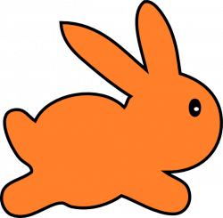Rabbit Clipart Orange Free collection | Download and share Rabbit ...