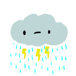 Sad Storm Cloud GIF by Squirlart - Find & Share on GIPHY