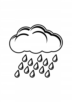 28+ Collection of Drawing Of Clouds With Rain | High quality, free ...