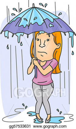 Drawing - Downpour. Clipart Drawing gg57533631 - GoGraph