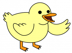 Duckling clipart pato - Pencil and in color duckling clipart pato