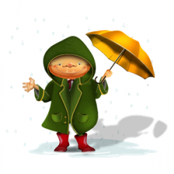 Man In Rain clipart, cliparts of Man In Rain free download ...
