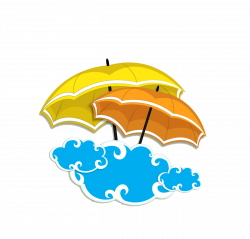 Rain Monsoon Clip art - Umbrella and clouds 1300*1247 transprent Png ...
