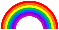 Cute Small Rainbow Arc - Free Clip Art