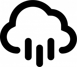 Cloud Of Rain Svg Png Icon Free Download (#6857) - OnlineWebFonts.COM