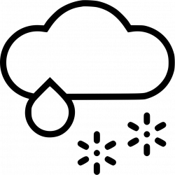 Cloud Rain Snow Wintry Mix Svg Png Icon Free Download (#541824 ...