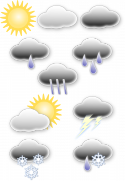 Clipart - Weather symbols