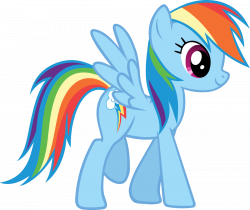 Rainbow Dash Side View transparent PNG - StickPNG
