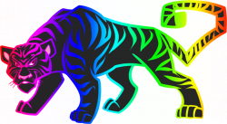 Free Rainbow Tiger Cliparts, Download Free Clip Art, Free Clip Art ...