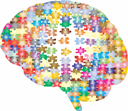 Clipart - Damaged Brain Jigsaw Puzzle Prismatic
